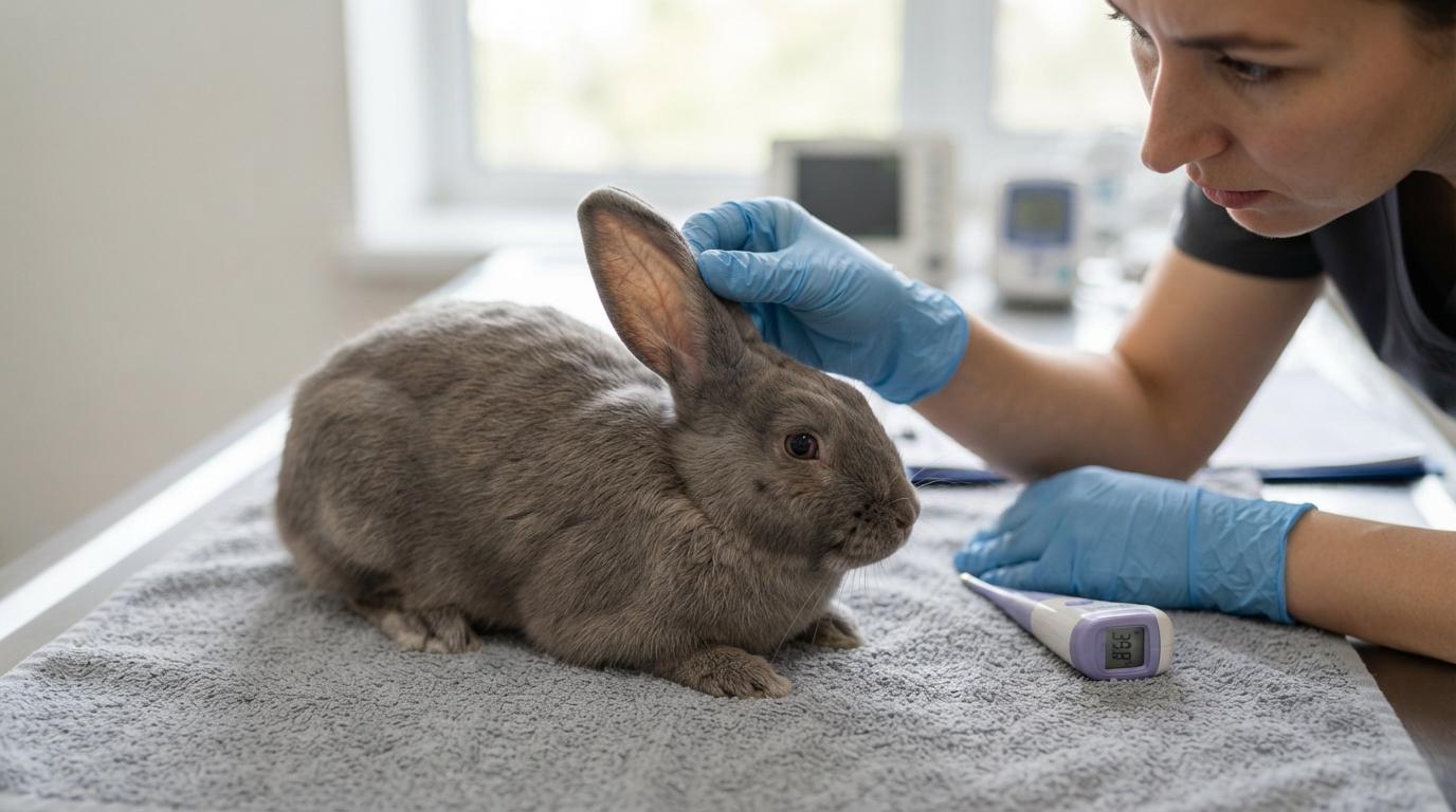🐰 Orejas excesivamente calientes o frías en conejos: Causas y manejo clínico