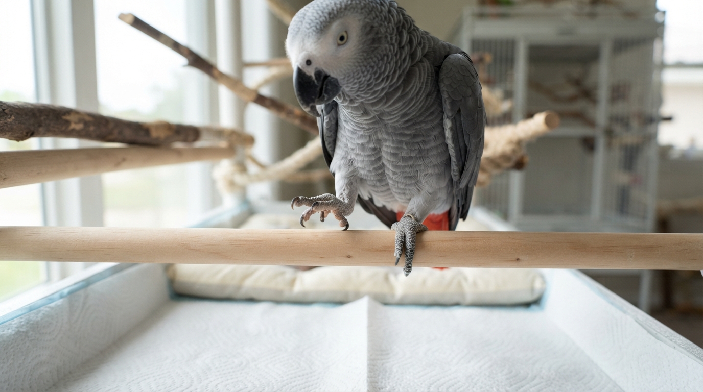 🦅 Pérdida de fuerza de agarre en aves: Causas y manejo clínico