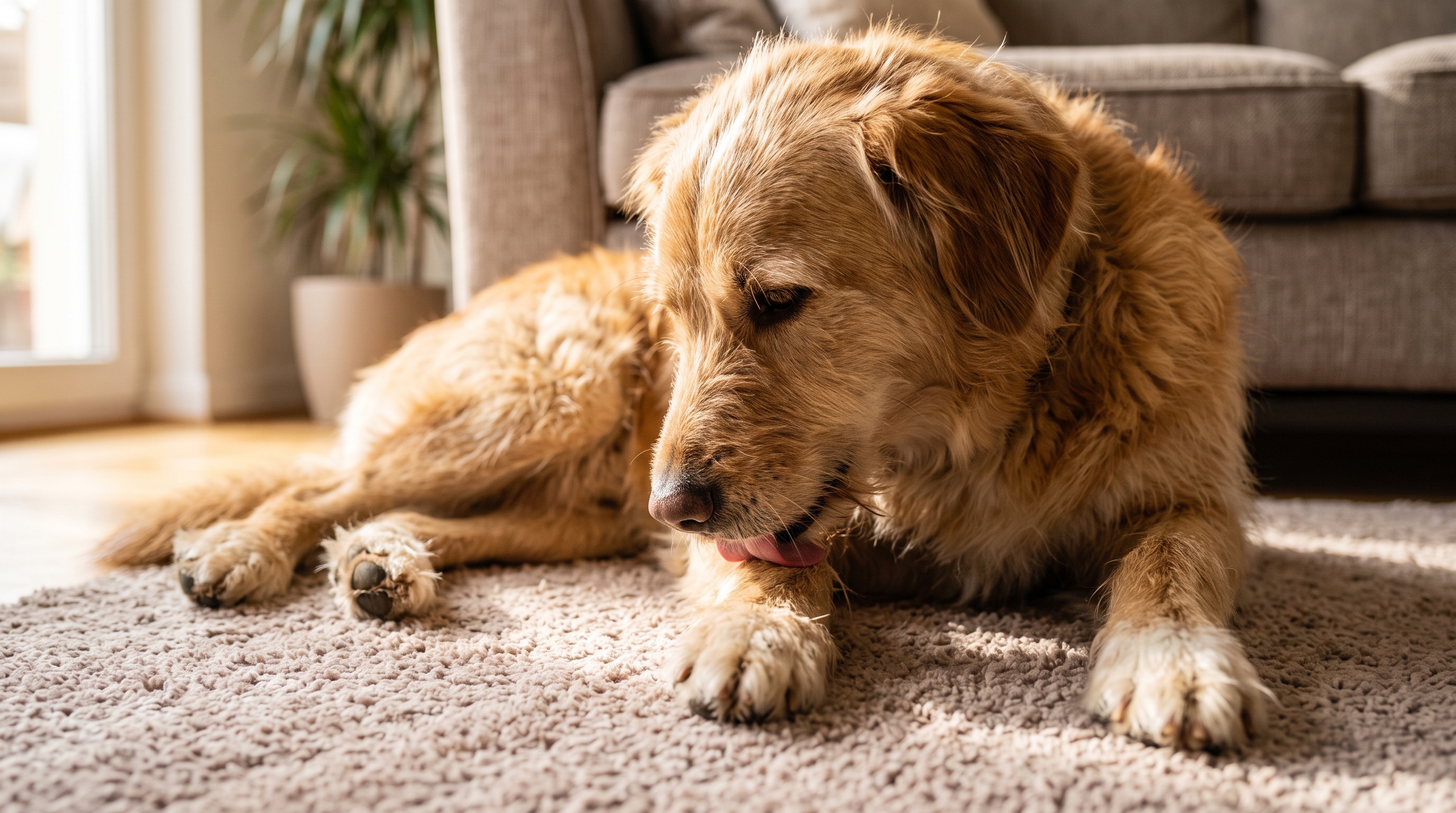 🐶 ¿Por qué tu perro se lame tanto las patas?
