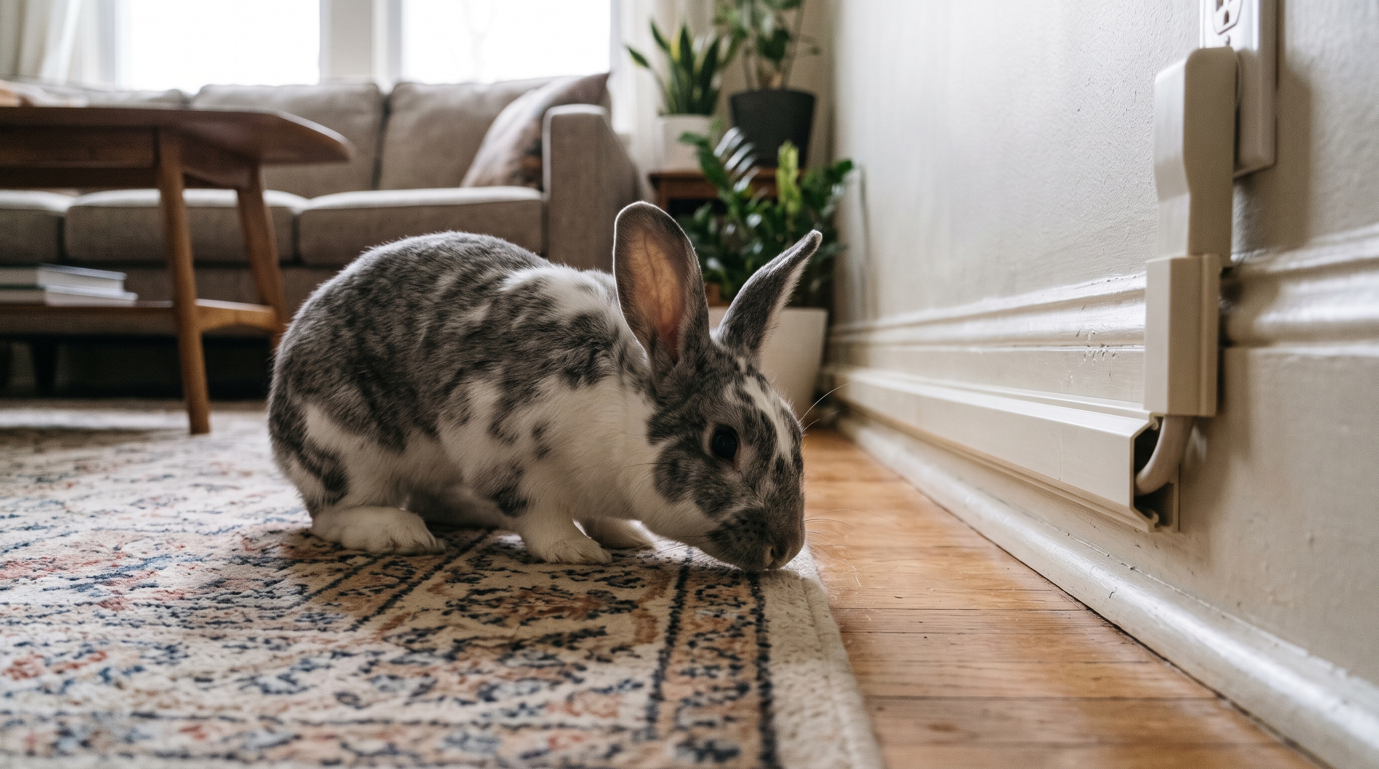 🐰 ¿Cómo proteger los cables de tu casa si convivís con un conejo?