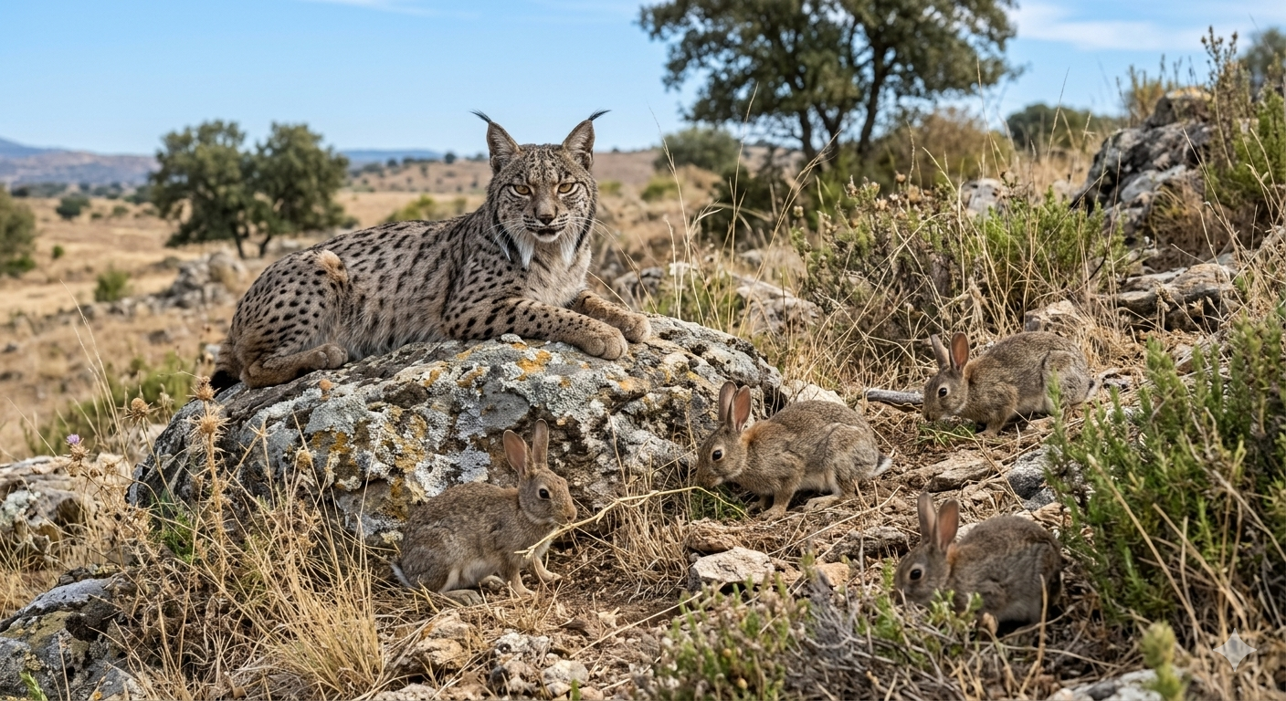 🐱 El lince que casi desaparece por culpa de la caída de los conejos: uno de los casos más impactantes de conservación animal