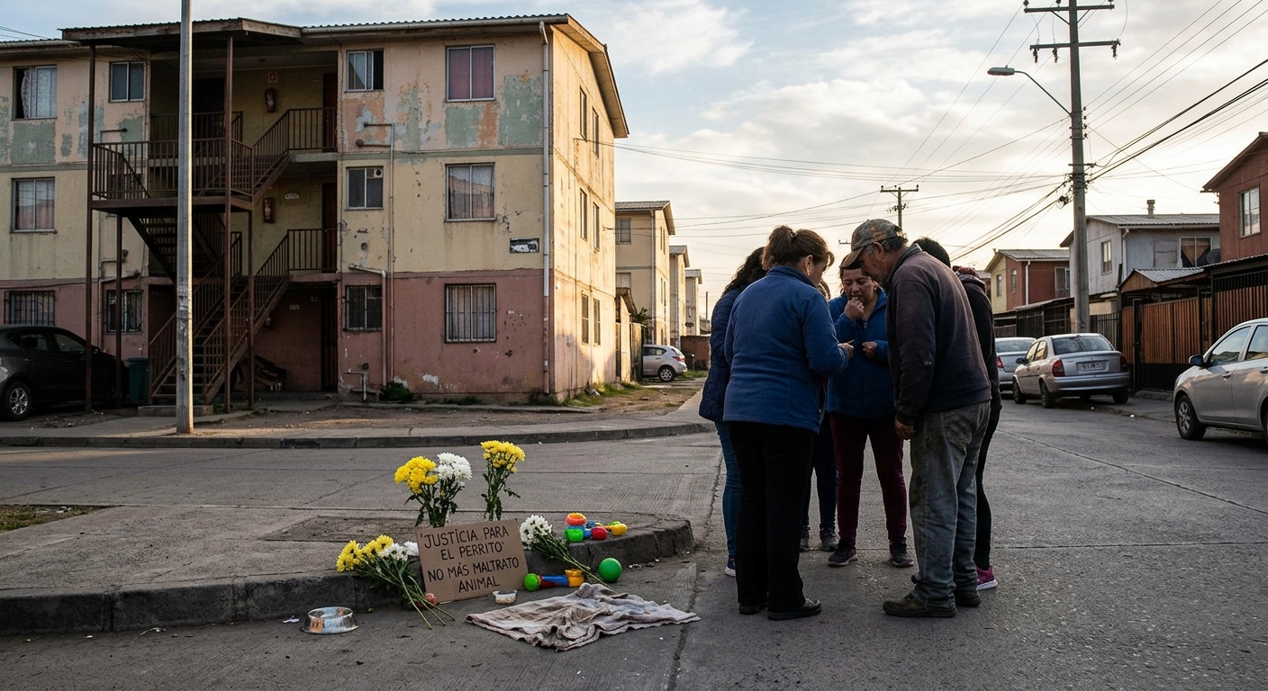 🐶 Un cachorro asesinado y faenado en plena calle: el brutal caso que conmociona a La Pintana (Chile)