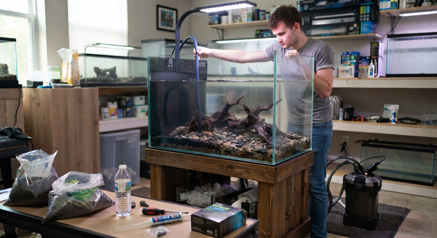 El error del principiante: Qué es el "síndrome de la pecera nueva" y por qué mata a los peces en pocos días