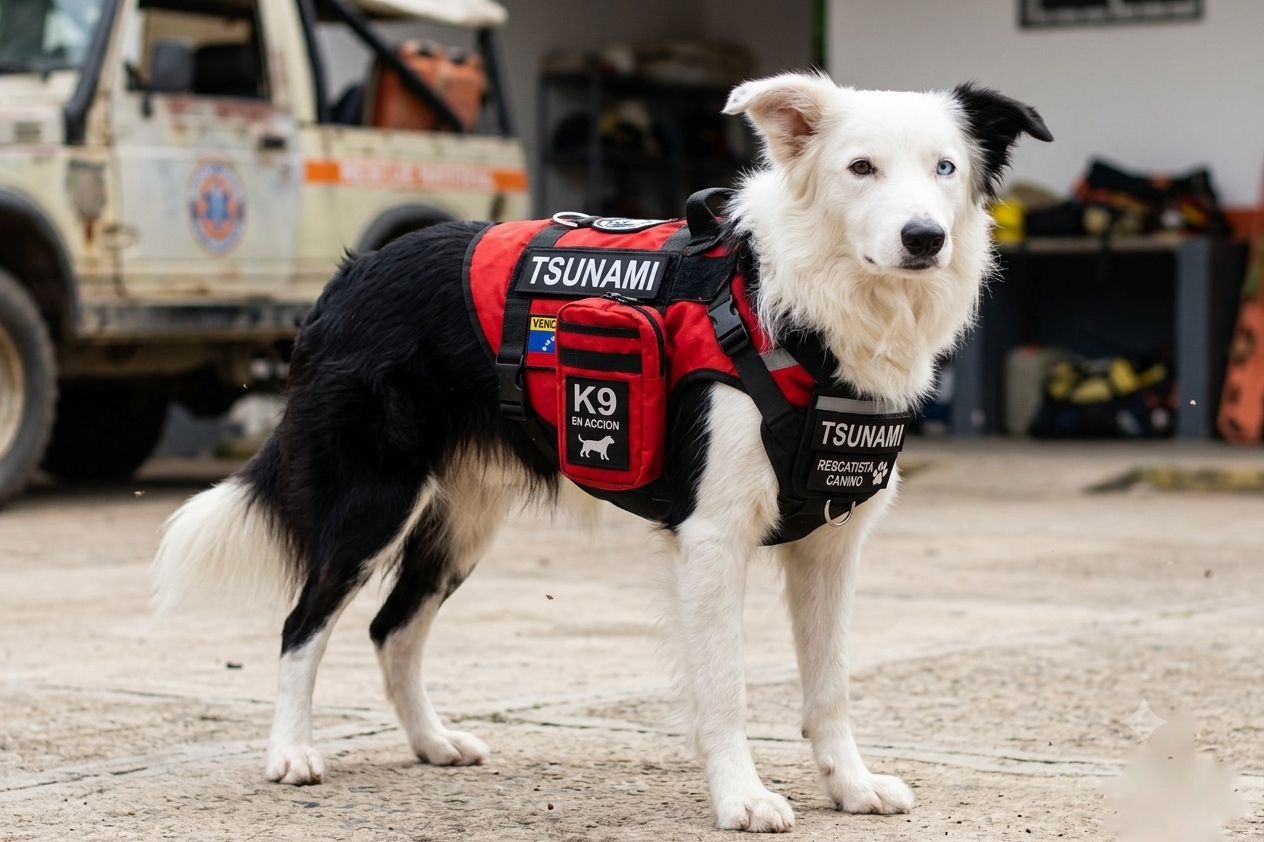 🐶 De Orión a Tsunami: los perros héroes que marcaron dos de las mayores tragedias de Venezuela