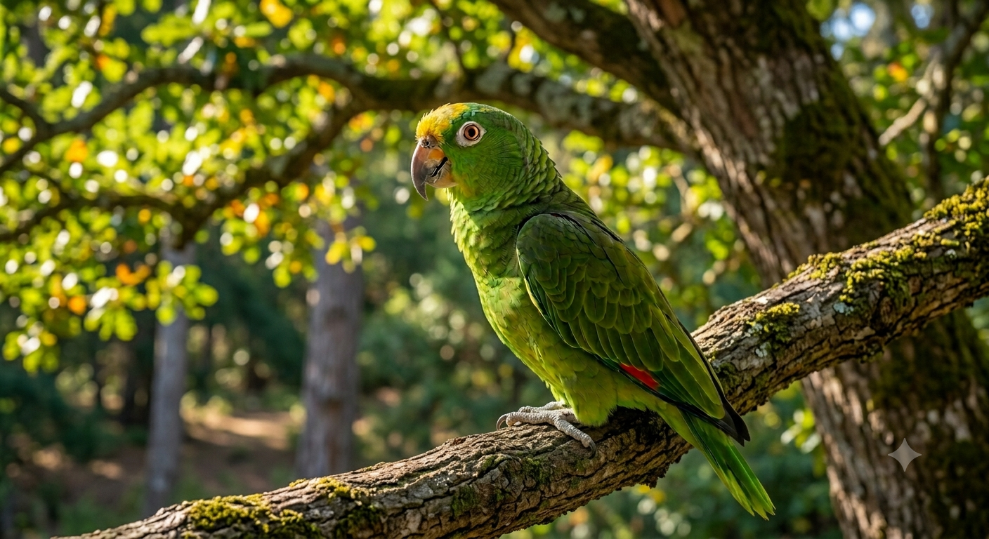 Imagen de Loro de corona amarilla
