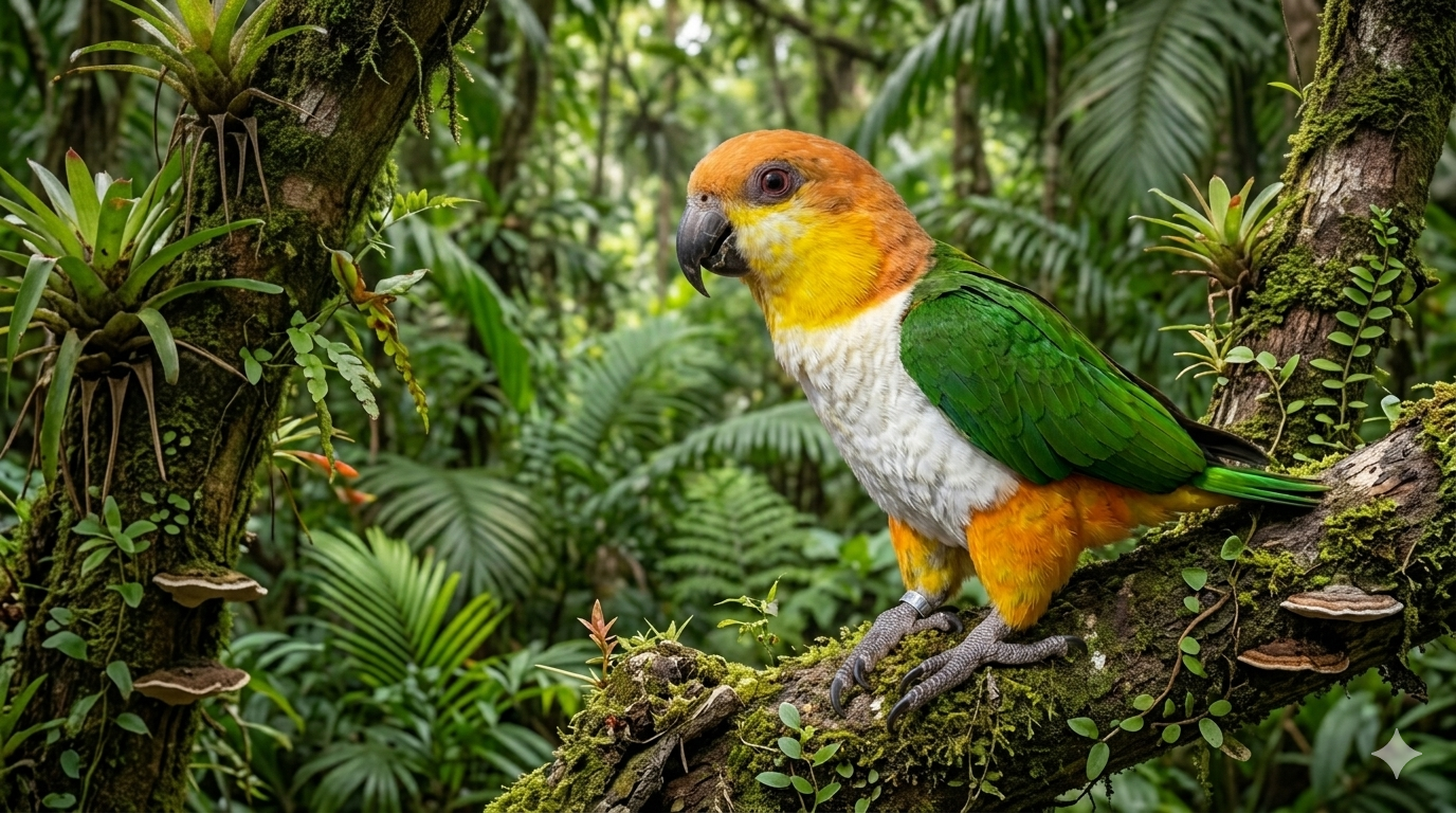Imagen de Caique de cabeza naranja