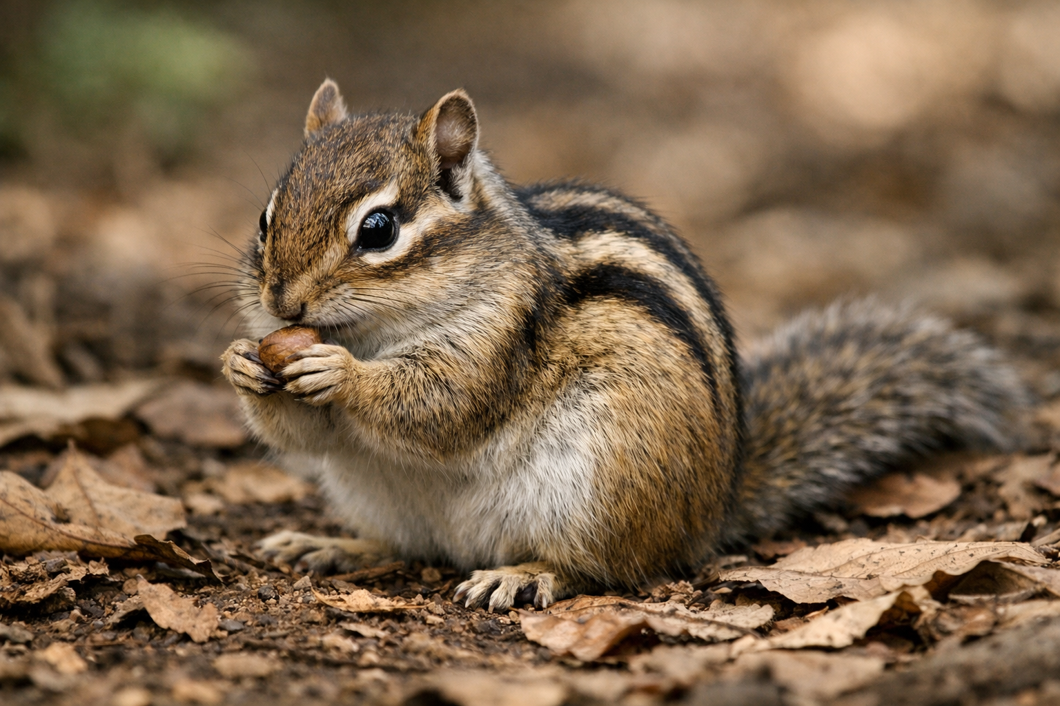 Imagen de Ardilla Listada Siberiana