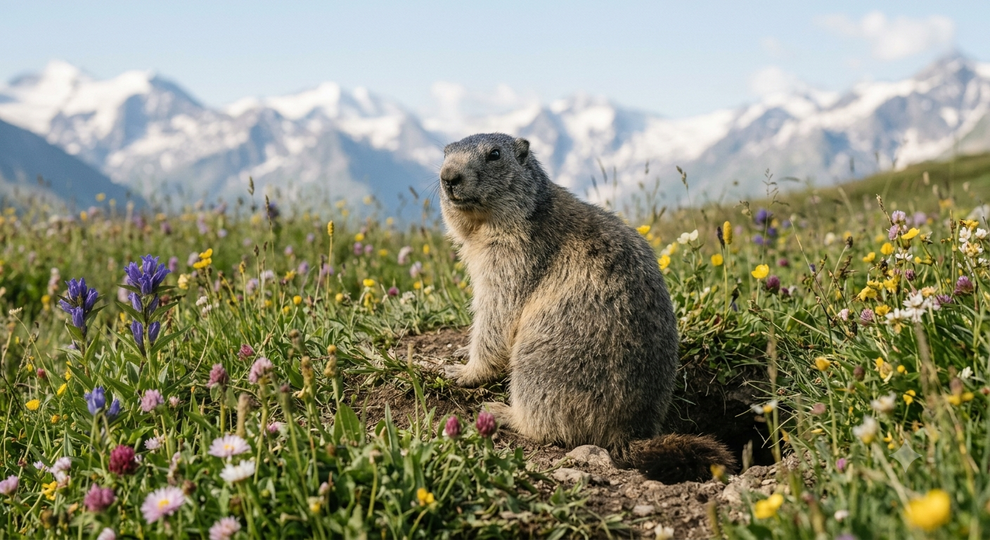 Imagen de Marmota Alpina