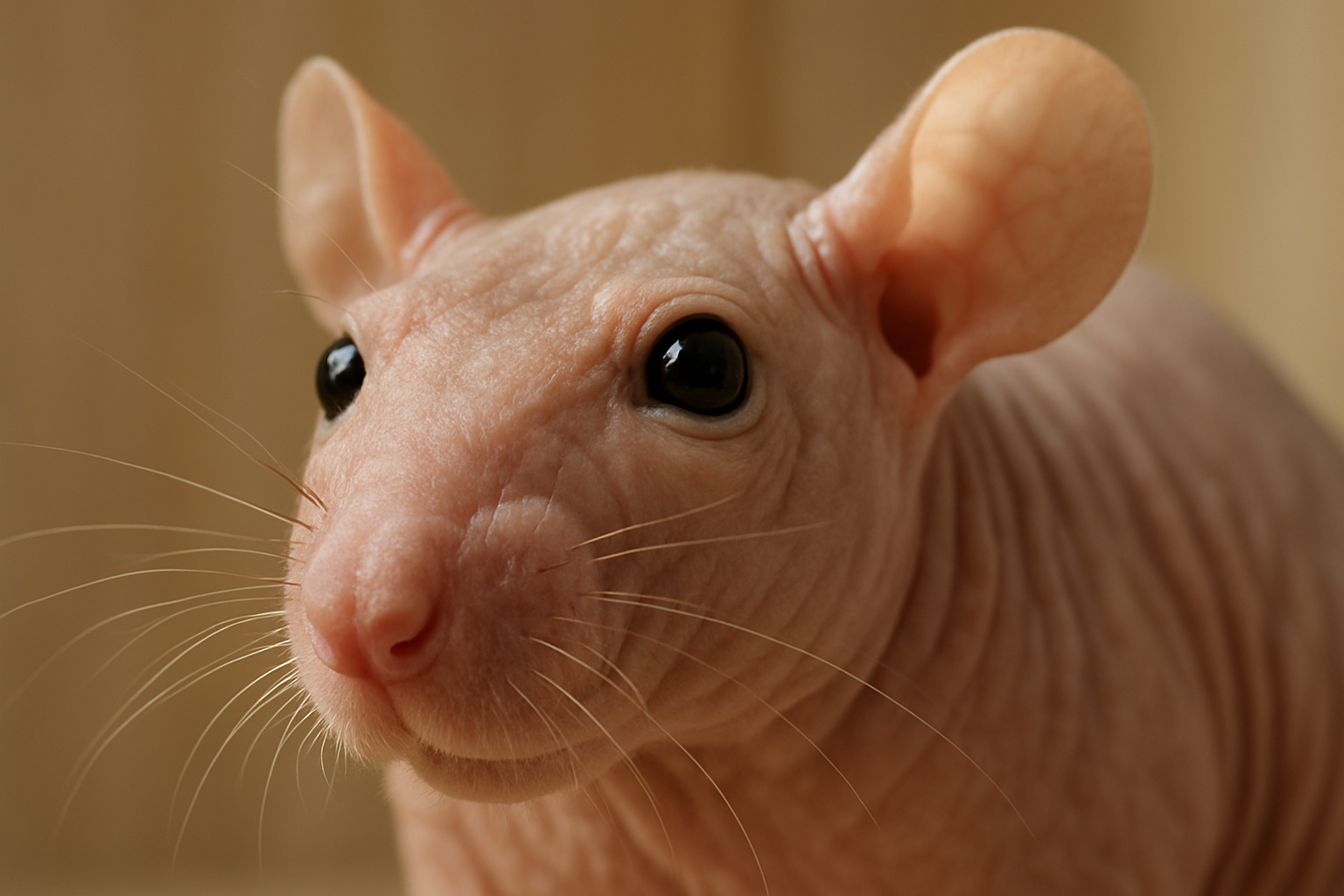 Rata Hairless (sin pelo)